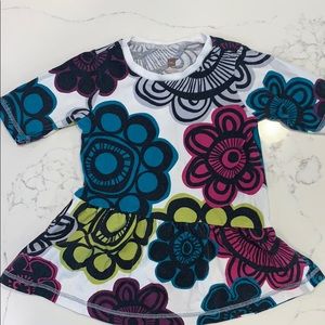 Tea Collection 3/4 sleeve top size 3